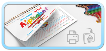 ALPHABET eBook Imprimable PDF Printable Long Link - FROGandTOAD Créations